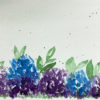 Kaart Bloemen paars en blauw