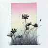 Kaart Bloemen silhouet